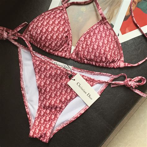gold dior bikini